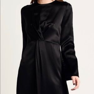 Vince silk midi dress